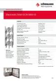 Electronic siren ECN-1800 D data sheet